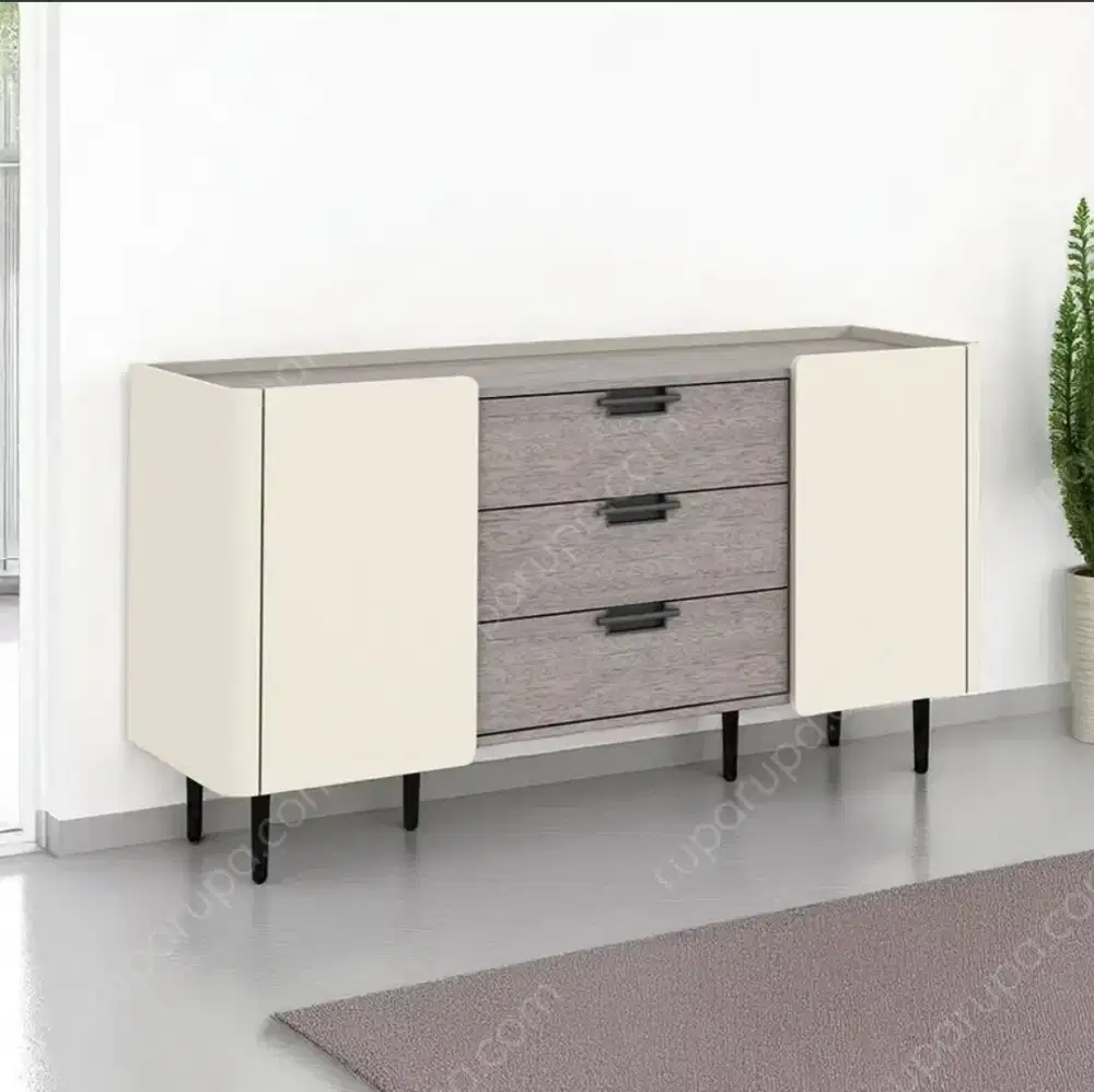 Meja TV Informa, Poland Cabinet Light Grey
