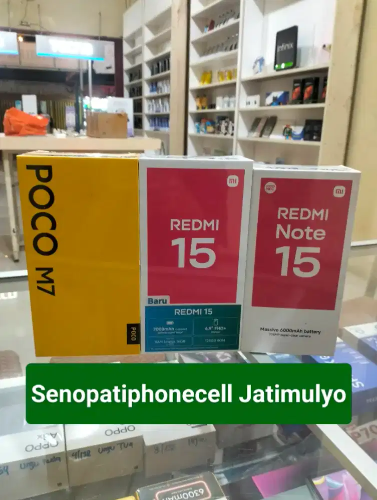 Redmi 15 Ram 8/128 gb terbaru garansi resmi harga promo