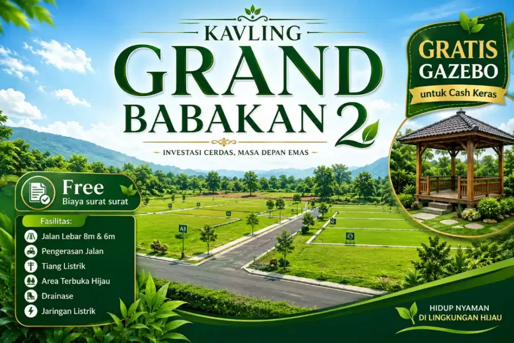 Tanah Kavling Grand Babakan - Gelam