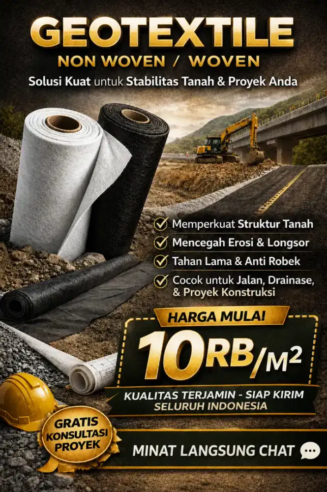 Geotextile woven dan non woven