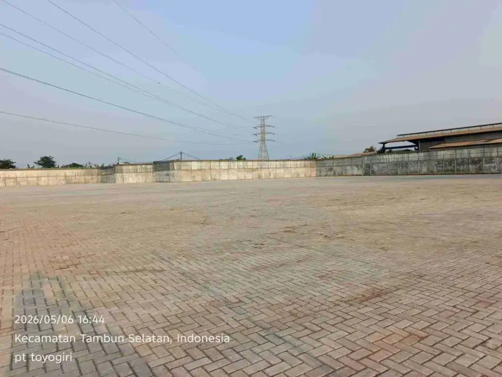 Disewakan Lahan Luas Cocok Untuk Carpool – Tambun Bekasi