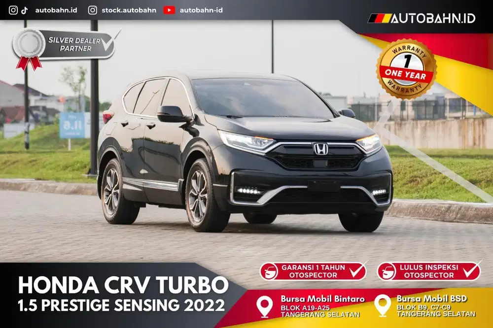 Spec Rata Kanan! Honda CRV Turbo 1.5 Prestige Sensing 2022