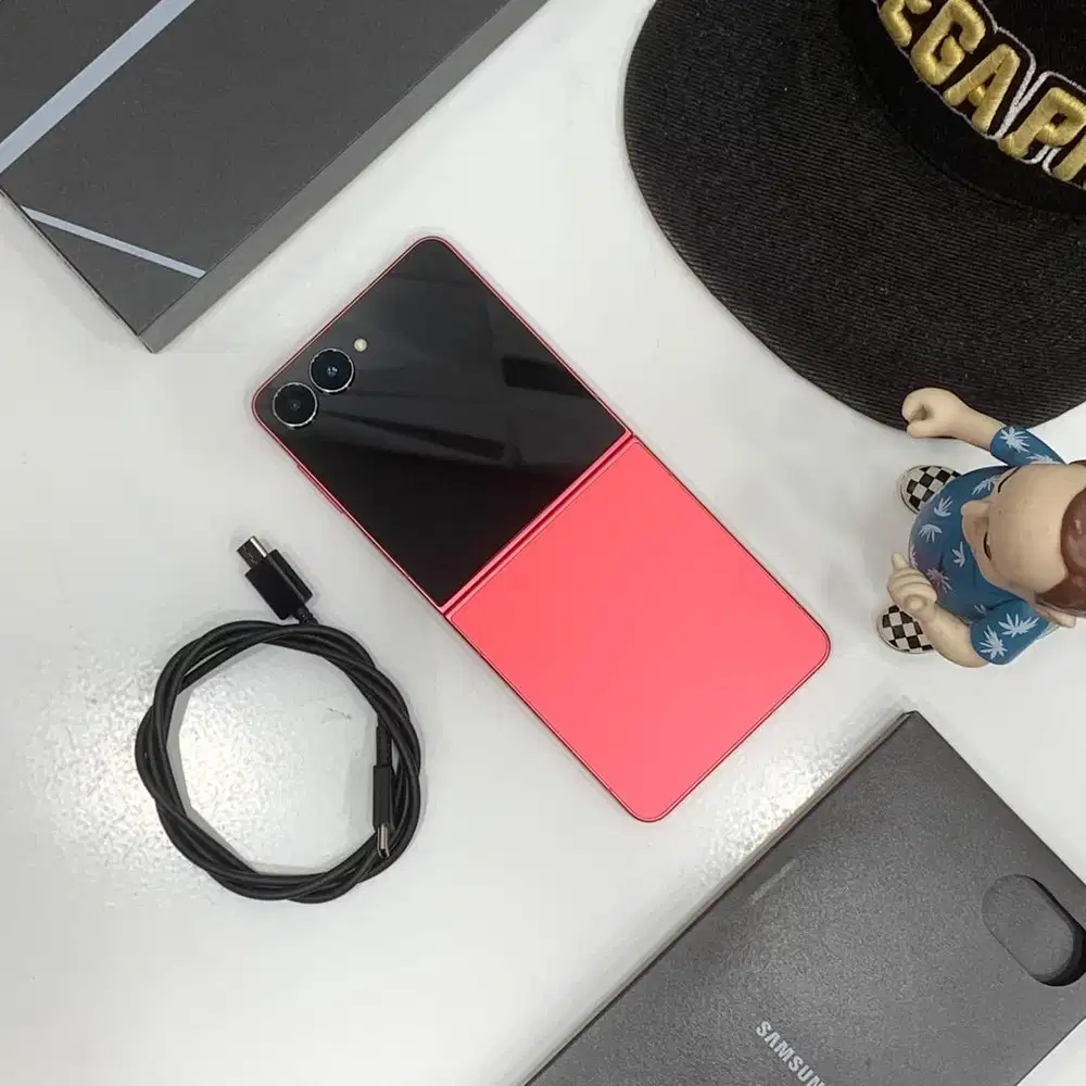 Second samsung z flip 7 256 gb coralred garansi sein aktif