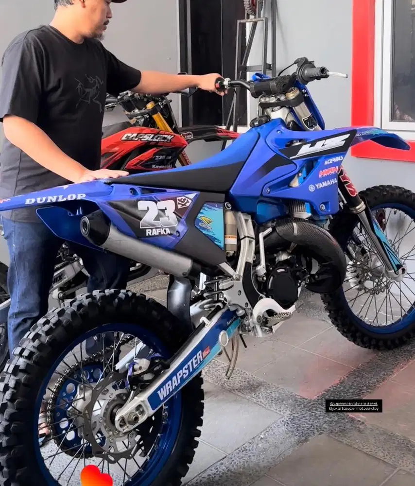 MOTOR TRAIL YAMAHA YZ 125x TAHUN 2022 .BUKAN KLX ATAU CRF
