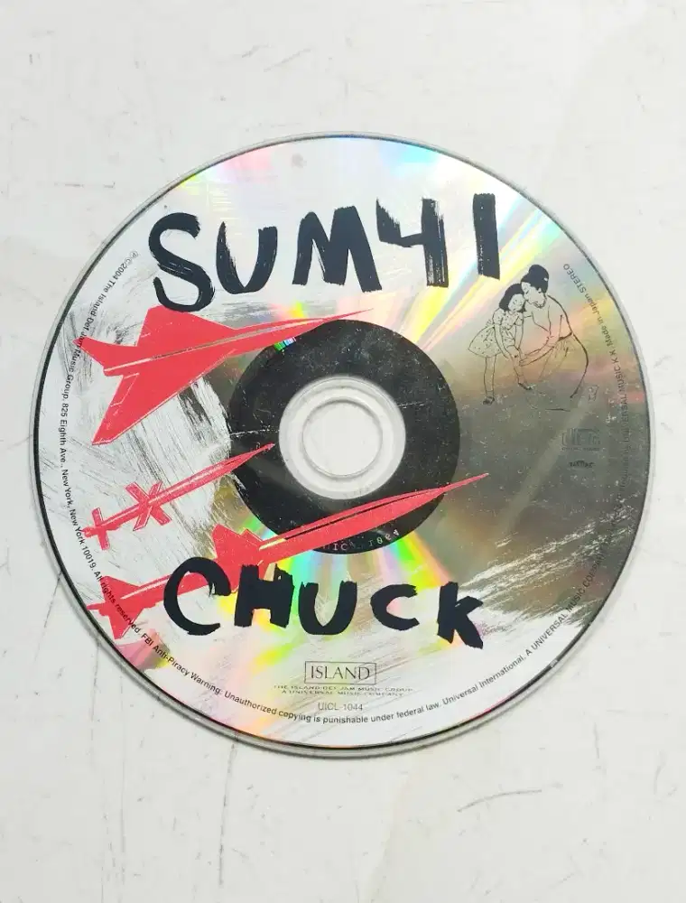 CD Sum 41 - Chuck (hanya cd)