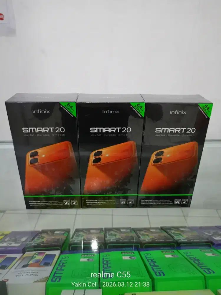 Infinix Smart 20 4/64 GB Layar 120Hz Helio G81 Garansi Resmi