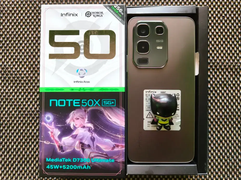 infinix note 50x 5g 8/256 fullset