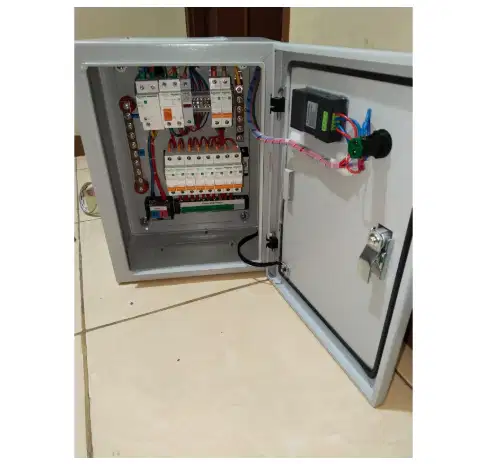 Panel Listrik + Instalasi Listrik (kontaktor, MCB, Cabling system)