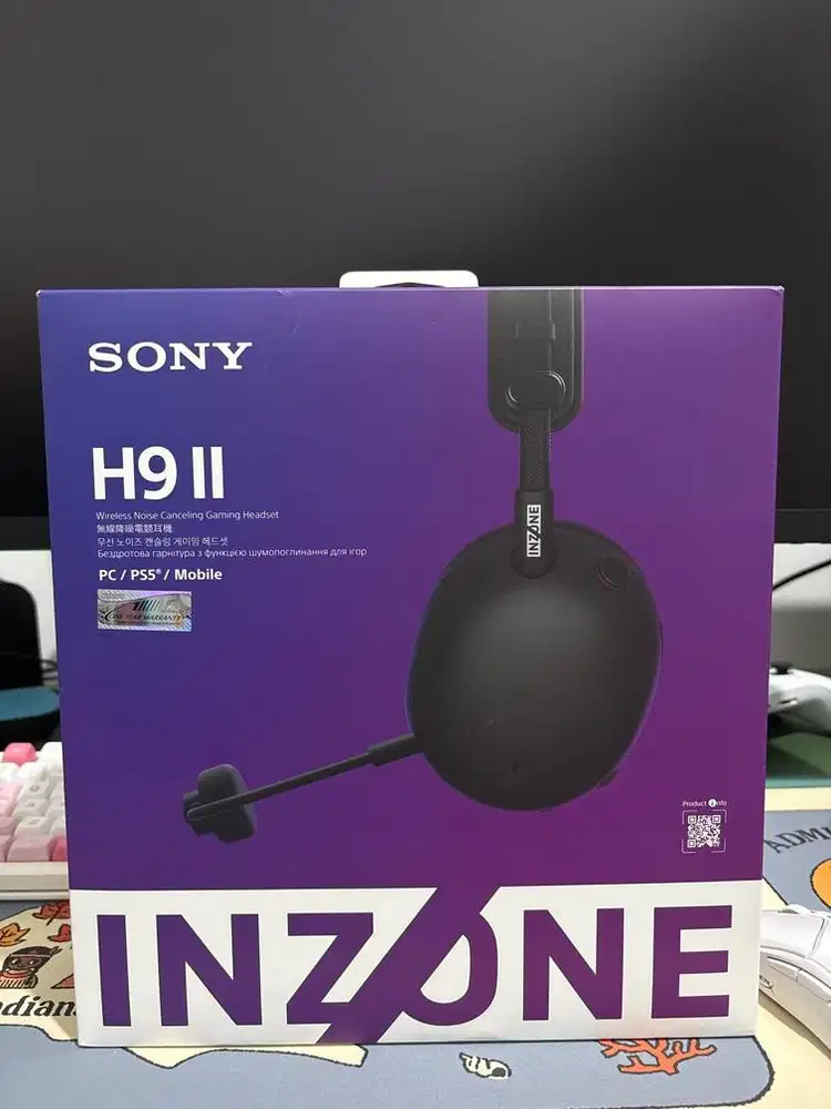 Sony Inzone H9 II Black Resmi Segel