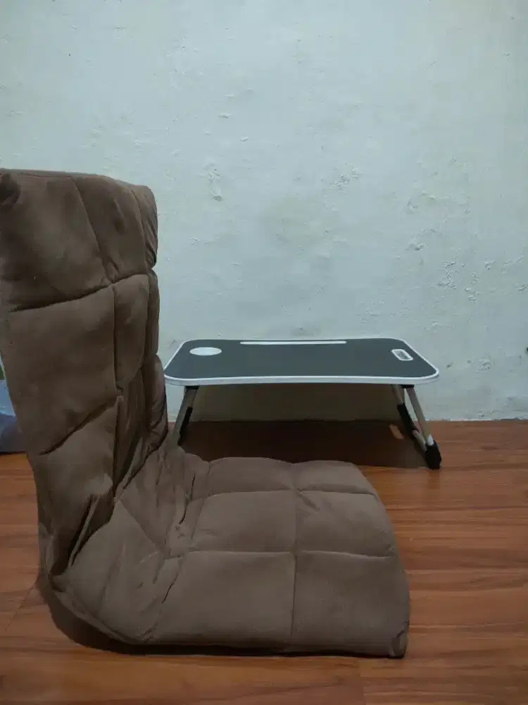 meja lipat dan kursi lipat sepasang