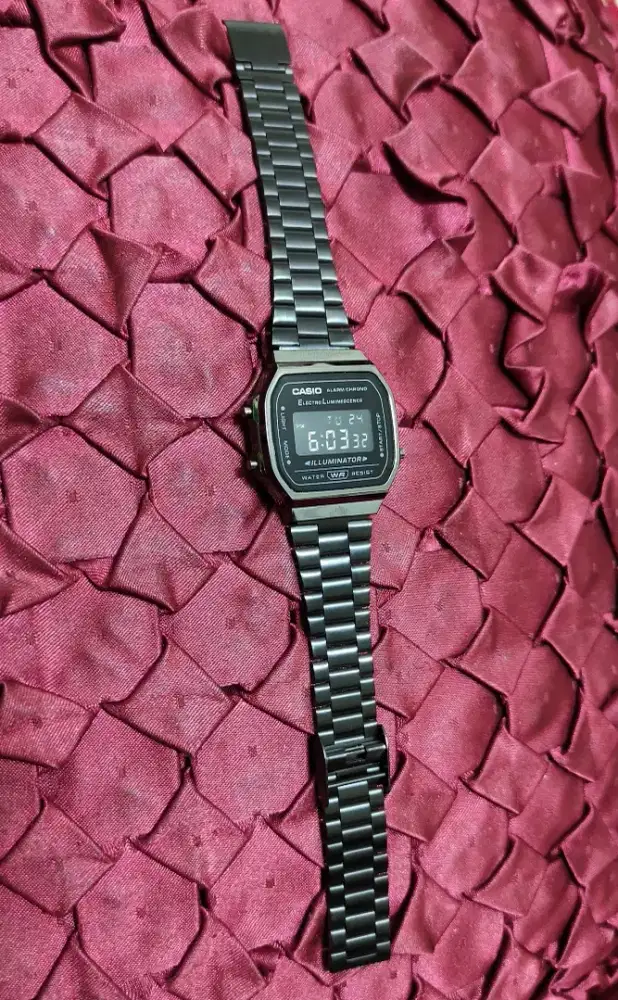 Jam Tangan Casio a168 Digital Hitam 168