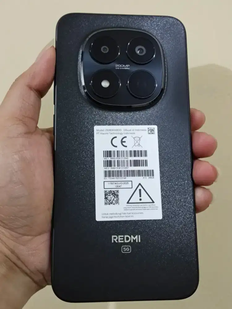 Redmi Note 15 Pro 5G ram 8/256 mulus seperti baru no minus
Hp csan ori