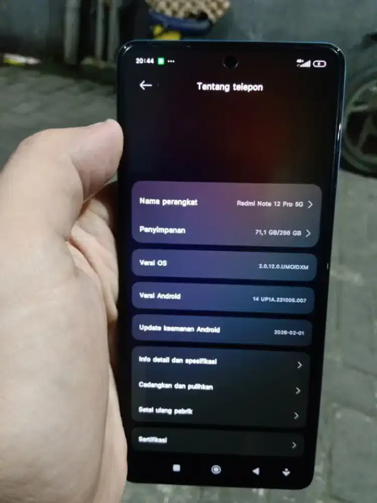 Redmi note 12pro 5G