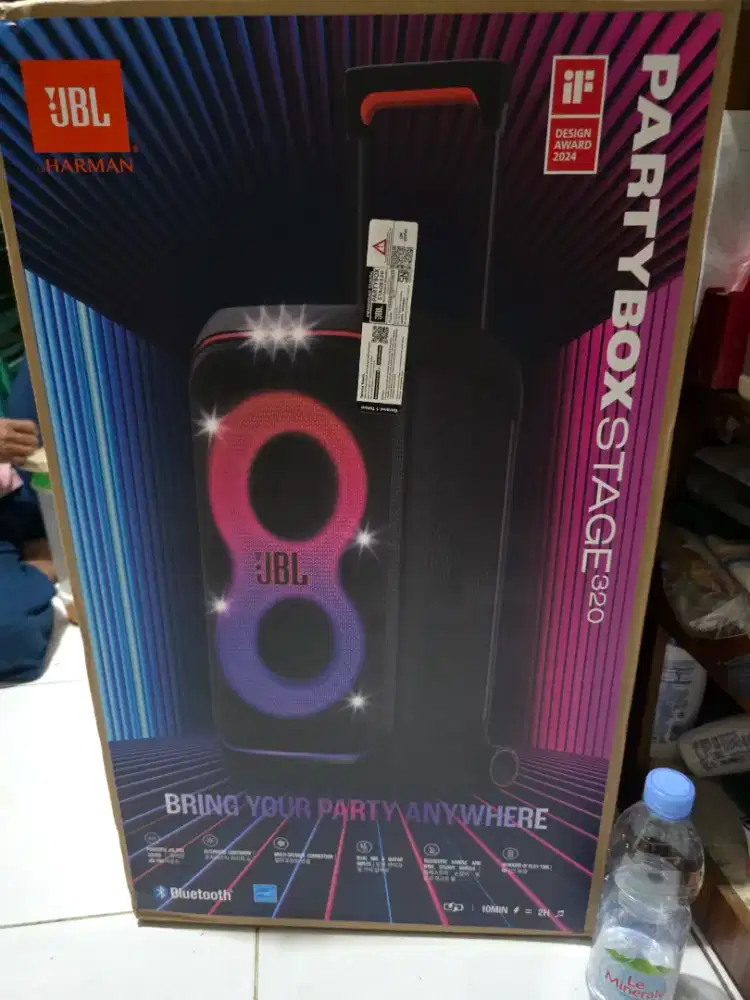 Jbl partybox stage 320 unit baru