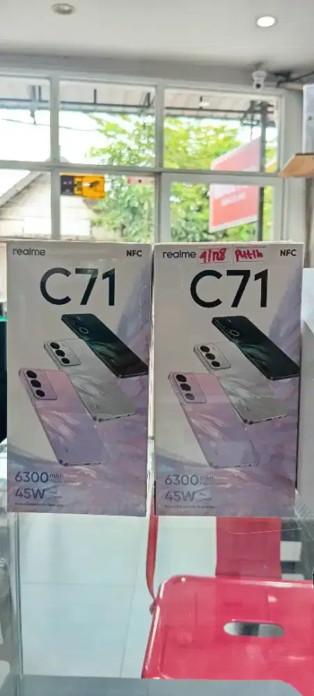 Realme C71 ram 4gb Rom 128gb free hydrogell