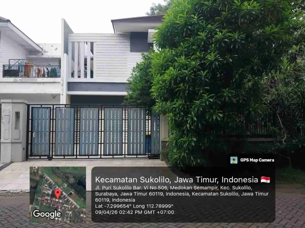 Dijual Via Lelang Rumah Puri Galaxi Jalan Puri Sukolilo Barat Cluster Palm Courts Kel Medokan Semampir Kec Sukolilo Surabaya