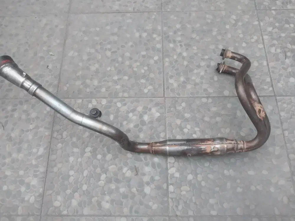 Ninja 250 fi Header knalpot dan mika lampu depan