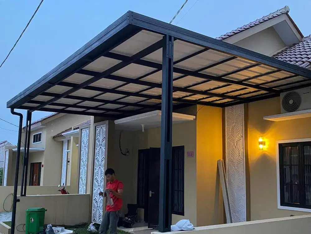 KANOPI BAJA RINGAN ,BALKON ,RELLING TANGGA,