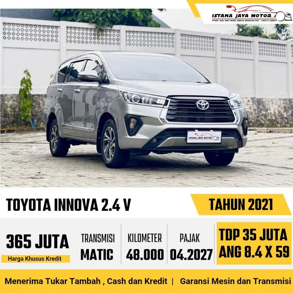 TOYOTA INNOVA V 2.4 AT 2021