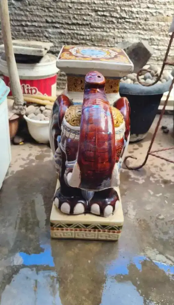 Patung gajah thailand