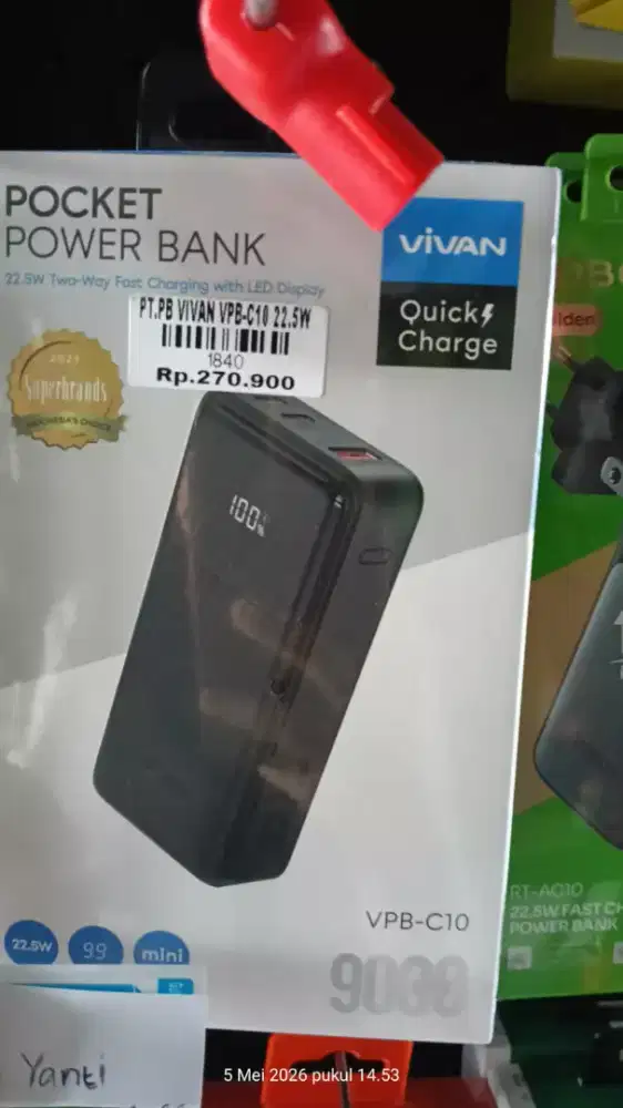 PB VIVAN VPB-C10 22.5W | ATLANTIS DAHSYAT