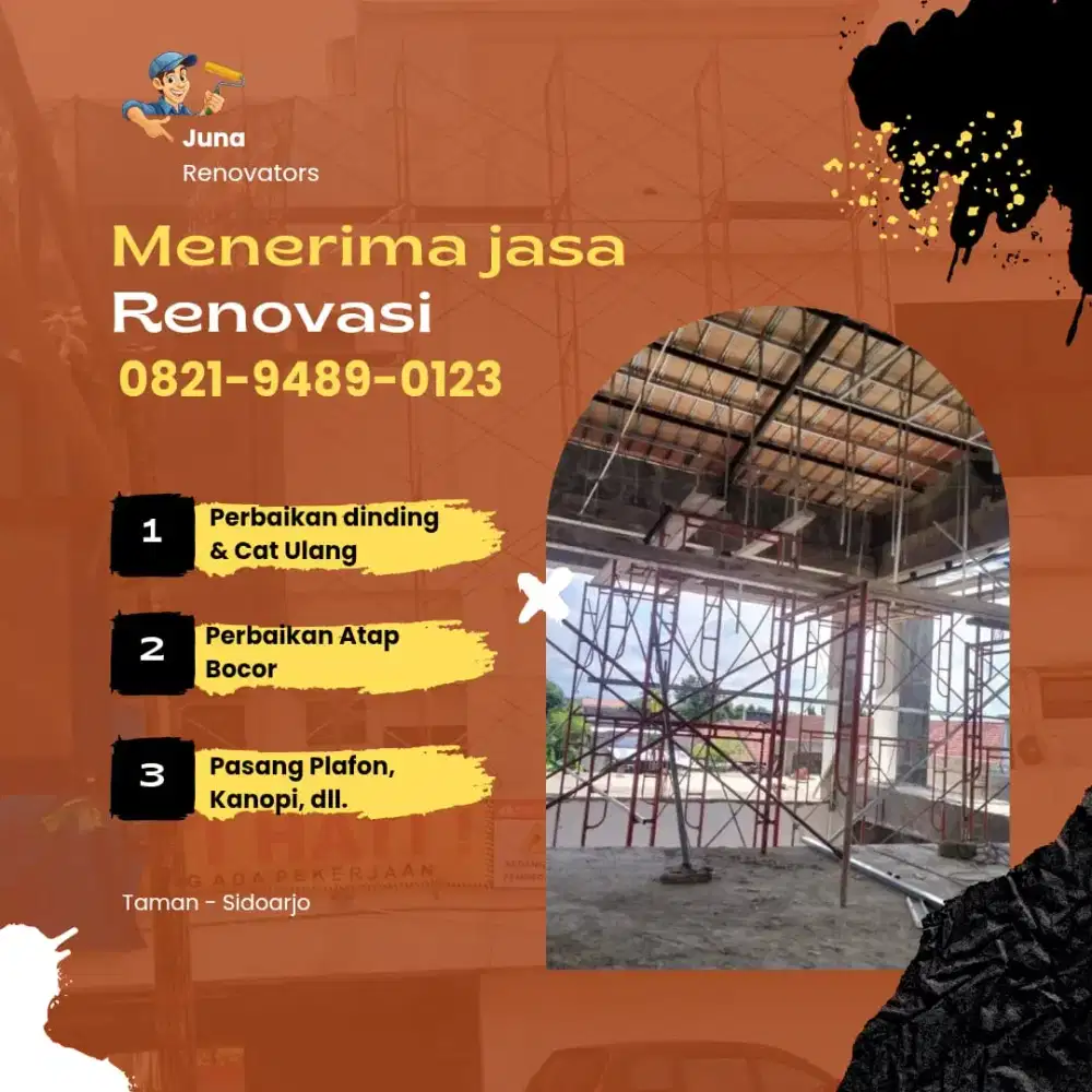 Tukang cat,plafon,kanopi dll