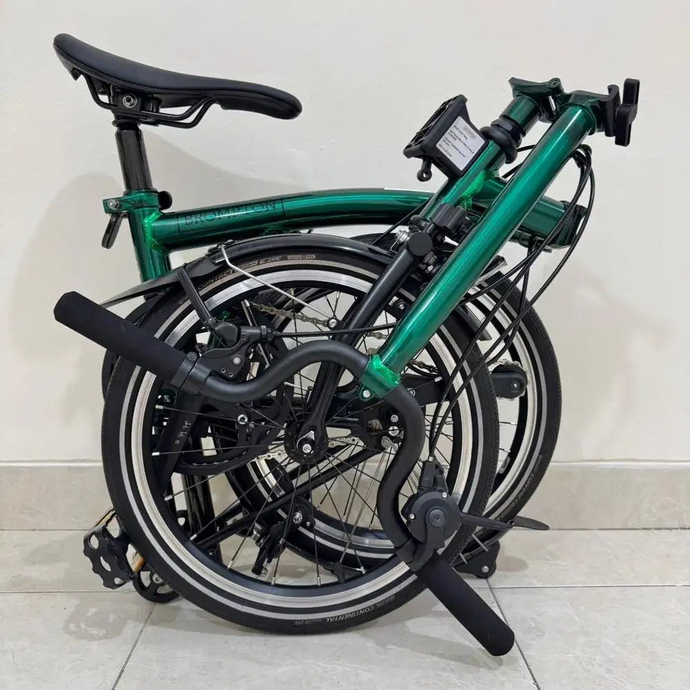 BROMPTON P LINE H4Lx EMERALD LACQUER 2023 - LIKE NEW