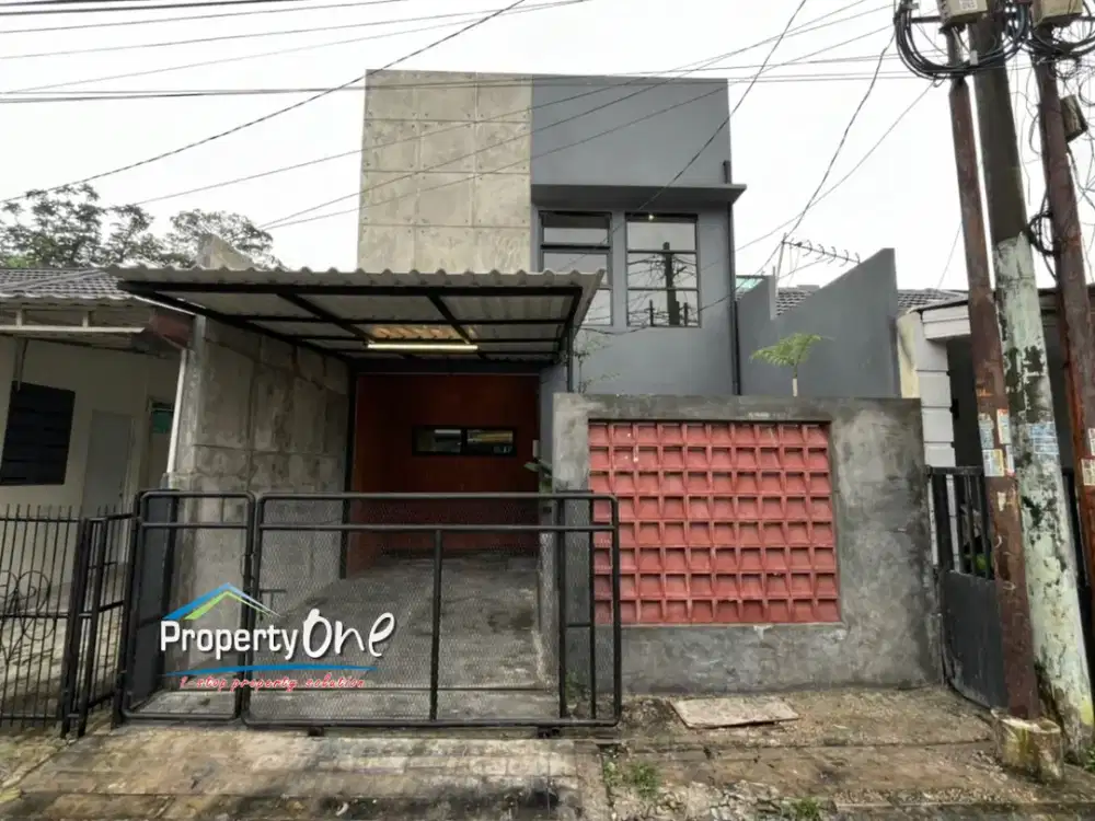 Jual Rumah Konsep Industrial di Kawasan Strategis Nusa Loka BSD Dekat Pasar Modern