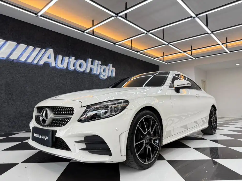 DP10% [Km17.000] C300 Coupe AMG 2019 White Reg 2020 #AUTOHIGH