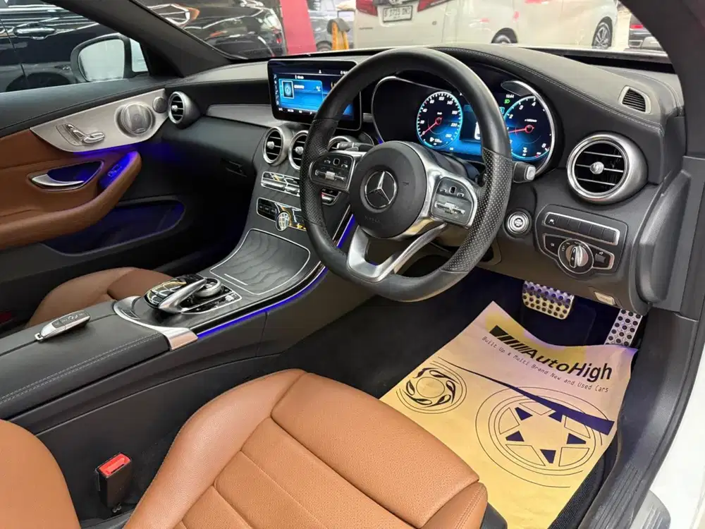 DP10% [Km17.000] C300 Coupe AMG 2019 White Reg 2020 #AUTOHIGH
