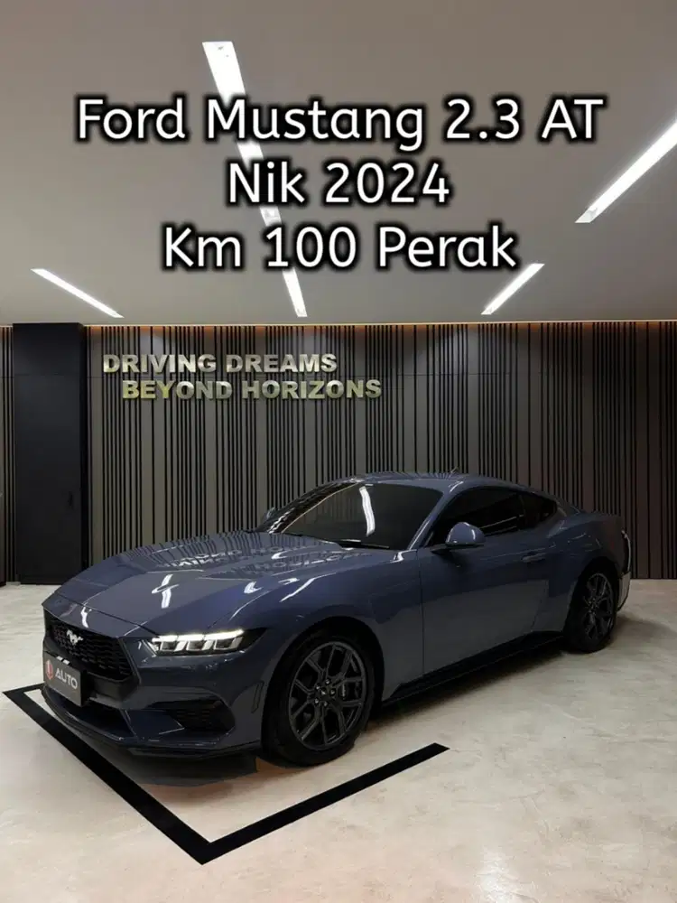Ford Mustang 2.3 Ecoboost 2025 New Model Biru Km100 S42KA Nik 2024