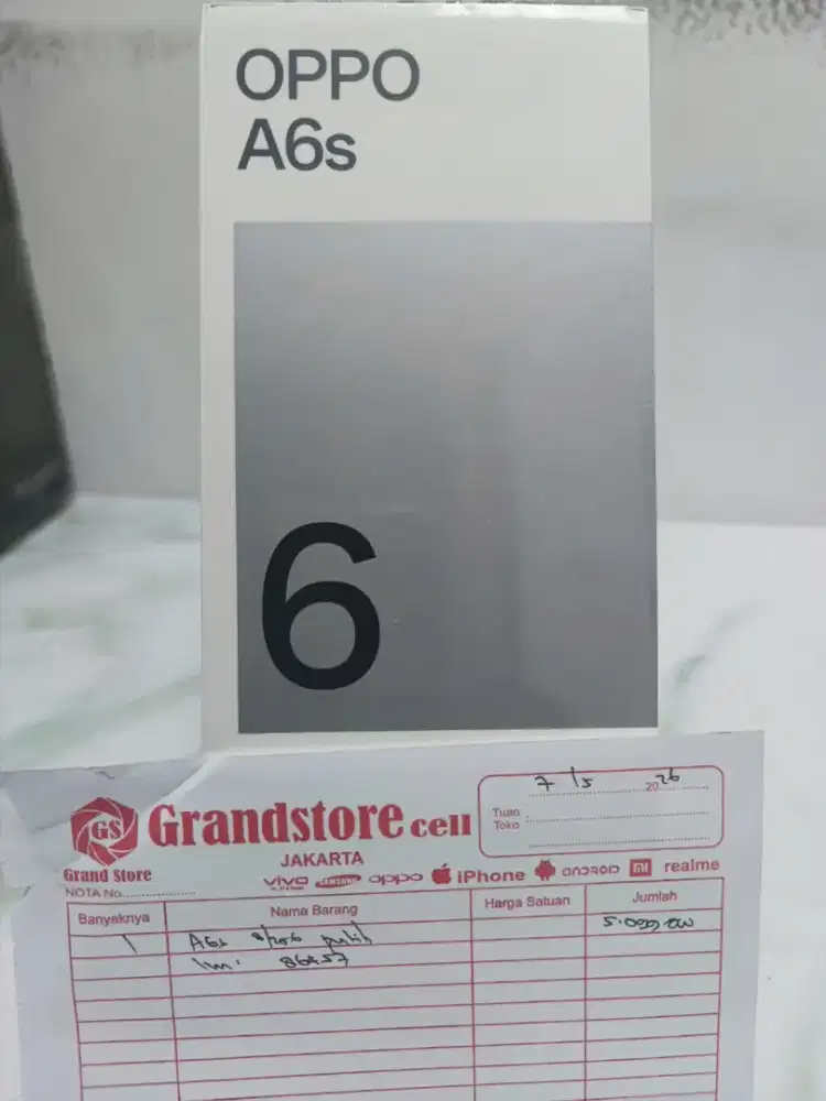 Hp Oppo A 6 S Ram 8/256GB
