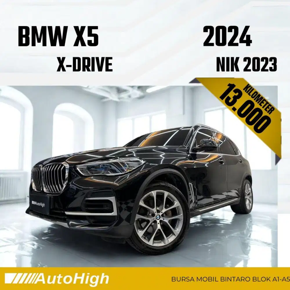 DP10% [Km13.000] X5 X-Drive 7Seater 2023 Black Reg 2024 #AUTOHIGH