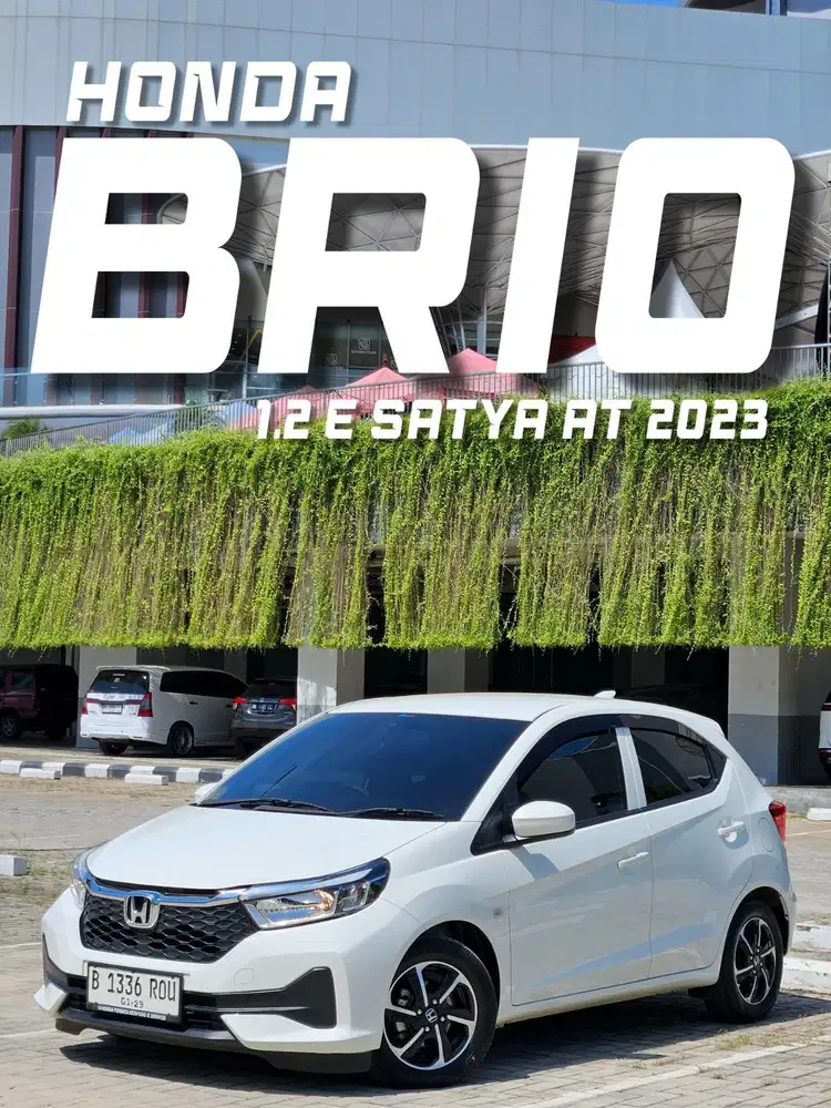 Brio 2024 pemakaian 2023 E cvt metik full istimewa kaya baru