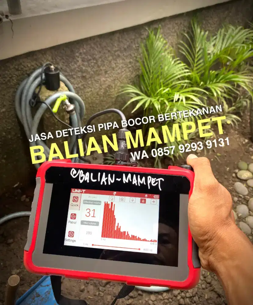 Tukang Deteksi Cari Pipa Bocor Bertekanan dan Perbaikan di Bali