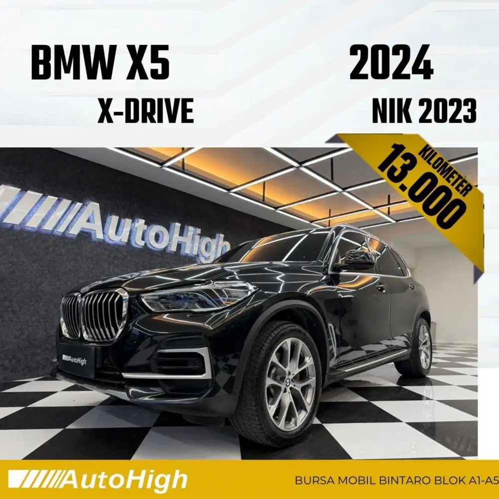 DP10% [Km13.000] X5 X-Drive 7Seater 2023 Black Reg 2022 #AUTOHIGH