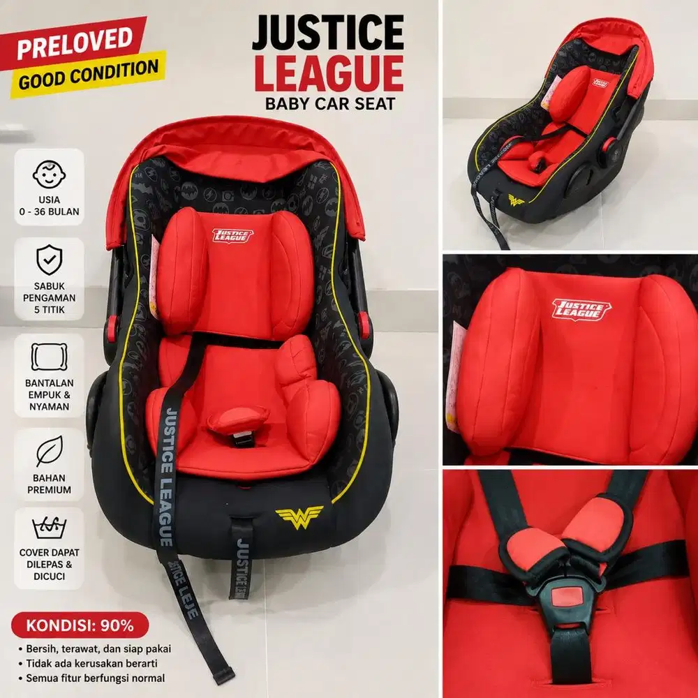Justisce League car seat