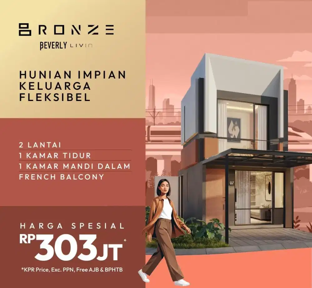 Dijual murah rumah baru, 2lantai, IME6i Collection, Lippo Cikarang