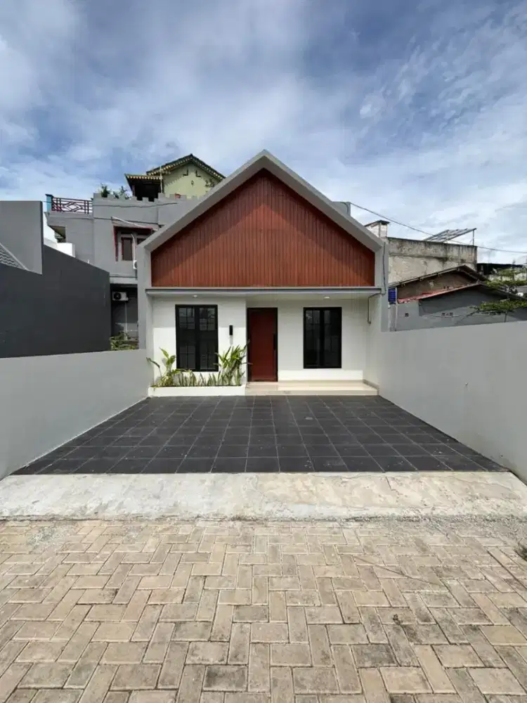 Rumah Scandinavian With Rooftop Di Jagakarsa