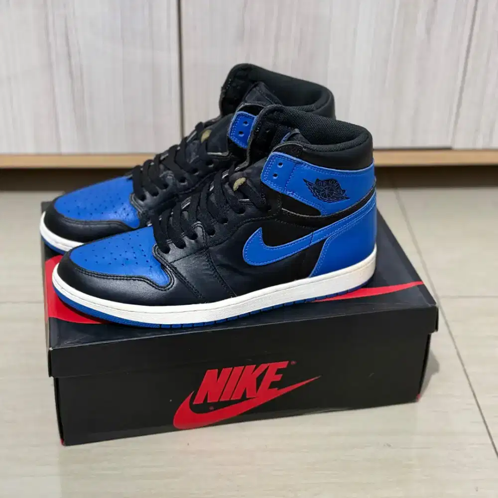 Dijual Sepatu Nike Air Jordan I High Royal Blue Original size 45