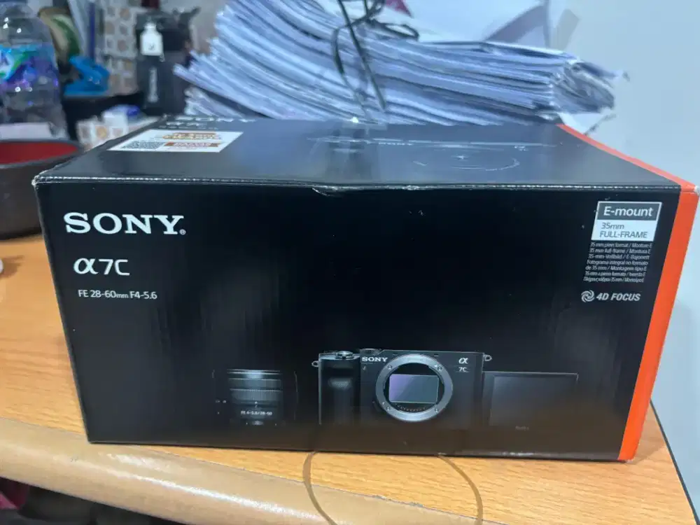Kamera sony a7c lensa 28-60mm