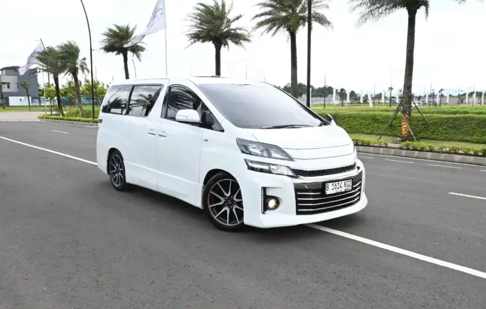 (TDP:15jt) Toyota Vellfire GS Premium Sound 2.4 AT/CVT/METIC_TERMURAH