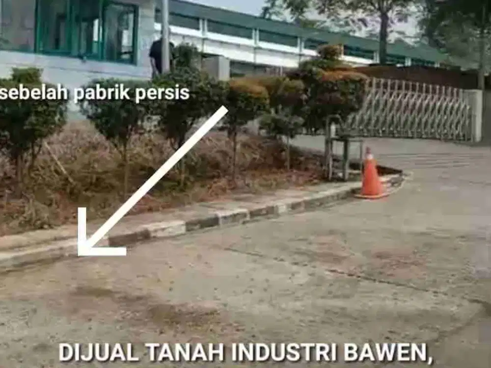 DIJUAL TANAH INDUSTRI BAWEN, KABUPATEN SEMARANG. LUAS TANAH 2 HEKTAR