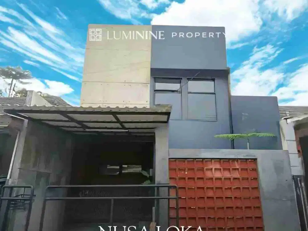 DIJUAL RUMAH BARU, FULL RENOVASI BERGAYA INDUSTRIAL HOUSE DI NUSA LOKA - BSD TANGSEL