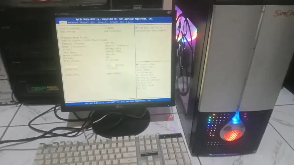 Pc komputer core i3 gen 3 ram 8gb
