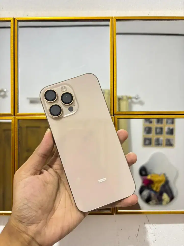 iPhone 16 Promax 256 Dessert titanium Garansi resmi iBox
