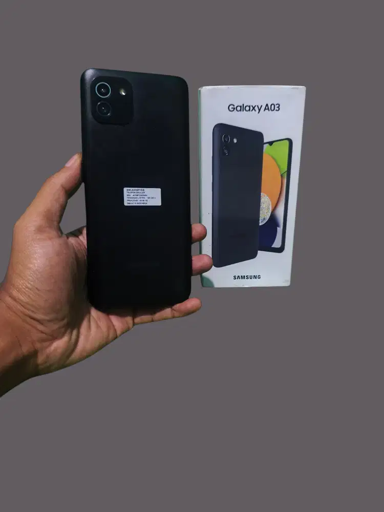 Samsung Galaxy A03 3/32GB Mulus Fullset Garansi Baterai Sehat Nego