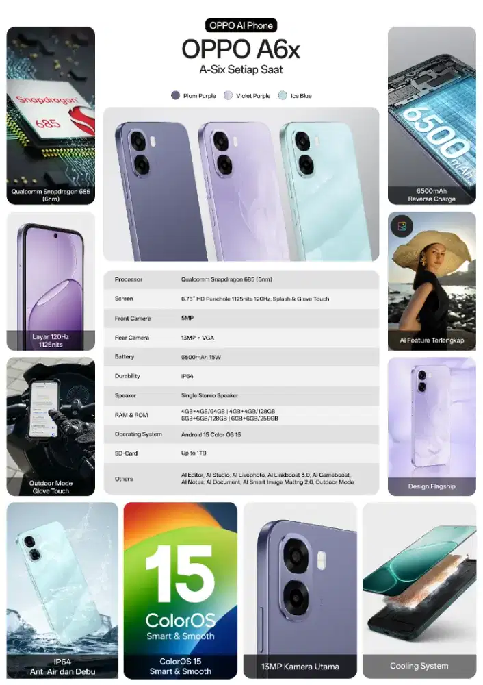 PROMO OPPO A6X STOCK TERBATAS
