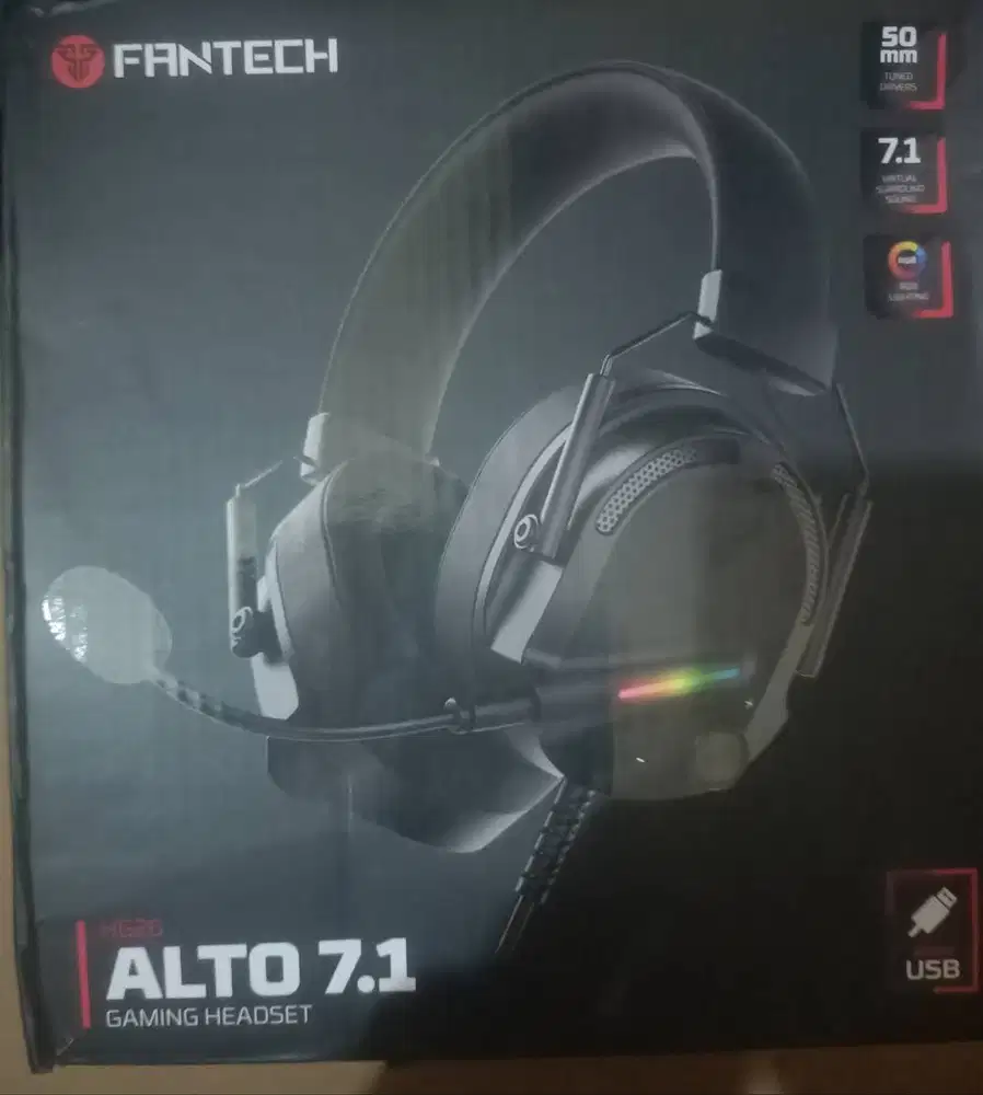 hendset gaming Fantech alto 7.1 baru