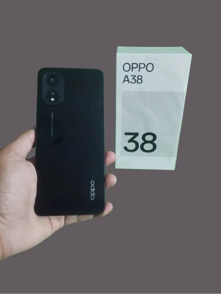 Oppo A38 6/128GB Mulus Fullset Garansi Baterai Sehat Nego